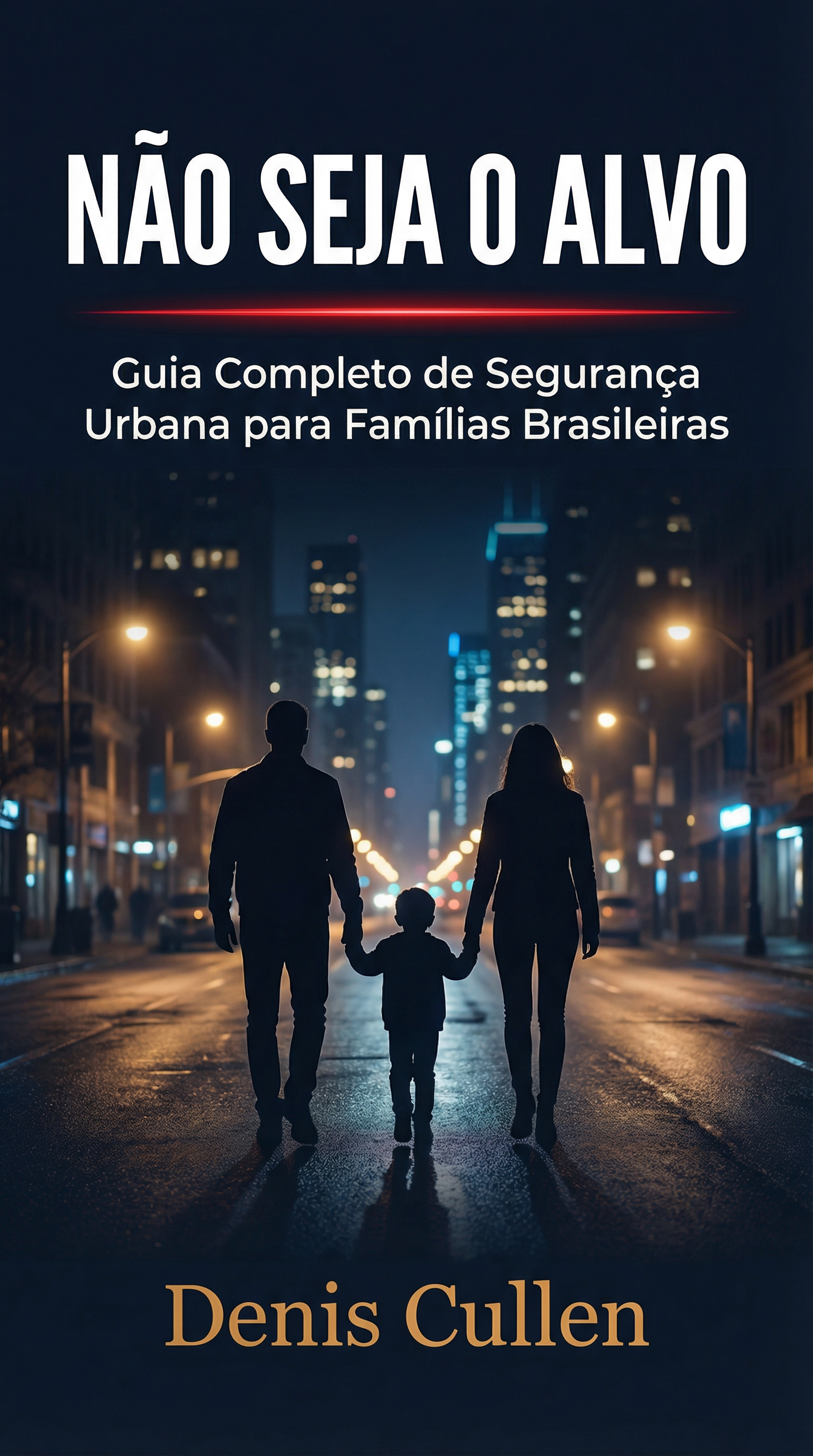 Capa do eBook Não Seja o Alvo, guia de segurança pessoal, residencial e digital para famílias brasileiras
